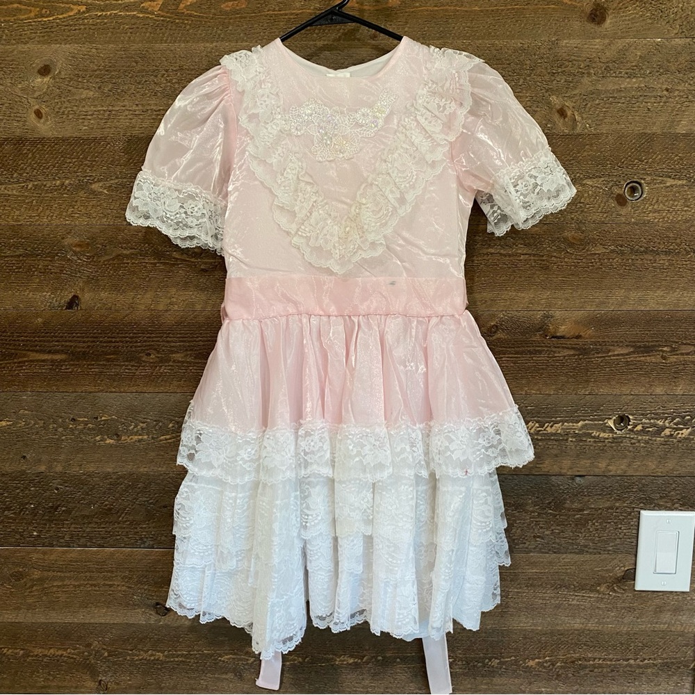 Vintage Girl’s Pink Babydoll Dress